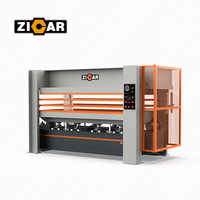 ZICAR fabricant haute qualité hydraulique meubles contreplaqué stratifié porte en bois presse à chaud Machine pour porte Mdf