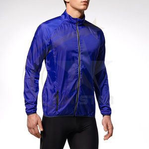 Vente en gros coupe-vent unisexe avec logo personnalisé 100% polyester manteau d'extérieur imperméable à capuche pour l'hiver veste pull à fermeture éclair 2025 - Product Image 1