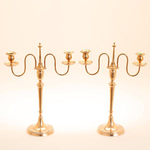 Bougeoir Menorah élégant classique nouveau Design pièce maîtresse en métal pour la maison et l'hôtel pour les décorations de Noël dernière arrivée - Product Image 5