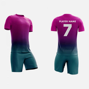 Nouveaux Kits d'uniformes de Football personnalisés hommes Football entraînement maillot ensembles sport 100% Polyester maille personnel nouvel uniforme de Sublimation - Product Image 1