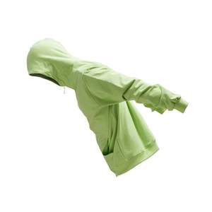 เสื้อฮู้ดไหมพรมถักแบบลำลองสำหรับผู้หญิง แขนยาวทรงหลวม สีพื้น รุ่นปี 2024 แบบสั่งทำพิเศษ - Product Image 5