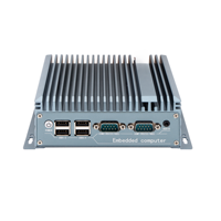 Intel Core I3/i5/i7 CPU 32G, memori ringkas dapat diandalkan aplikasi industri tanpa kipas komputer tertanam Mini VGA kinerja tinggi