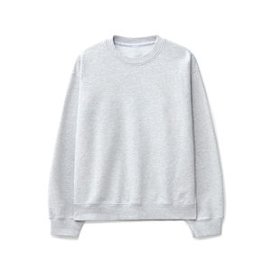 Fabricant fournisseur vente en gros personnalisé poids lourd 220g polyester/coton mélangé hommes ras-du-cou brodé sweatshirts automne - Product Image 6