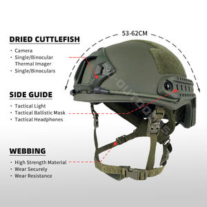 FAST XP helm Kevlar, untuk helm dengan 3A masker penuh, peralatan pertahanan pribadi taktis balistik - Product Image 3