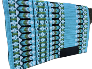 Tapis de selle de cheval de spectacle occidental de conception traditionnelle tissée à la main de Nouvelle-Zélande exquise - Product Image 5