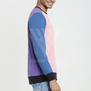 Sweat-shirt pour homme au design tendance avec MOQ faible et prix de gros, sweat-shirt à col rond pour homme pour un usage décontracté - Product Image 2