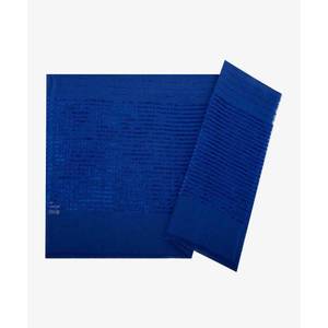 Bufanda de terciopelo a rayas 75x200 azul - Pañuelo para la cabeza y el cuello - Product Image 1