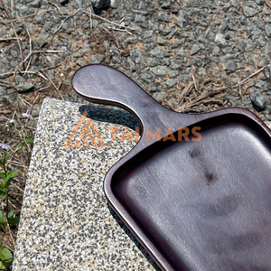 Haute Qualité Simple Pan Design Bambou Fromage Plateau De Service Attrayant Décoratif Teck Bois Fromage Outils À La Main Meilleure Qualité - Product Image 5