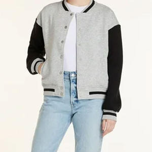 Recién llegado, fábrica, alta calidad, béisbol, logotipo personalizado, abrigo, ropa de calle, cuero/Lana, moda de invierno, chaqueta universitaria para hombre - Product Image 3