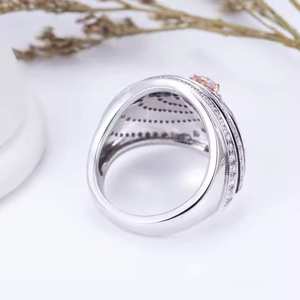 Nuevo producto Anillo de lujo Oro de 18 quilates Diamante Rosa Corte de pera Anillo de diamante cultivado en laboratorio - Product Image 3