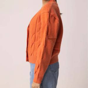 Venta caliente suéter de algodón buen Material cálido femenino transpirable Logo mujeres suéter al por mayor Sudadera con capucha suéter para niñas - Product Image 2