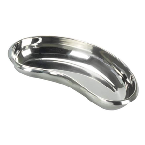 Bandeja curva en forma de riñón personalizada de calidad profesional Bandeja de riñón manual de acero inoxidable MOQ bajo para la venta - Product Image 2