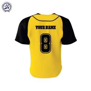 Maillot de baseball à rayures personnalisées unisexe Chemise d'entraînement pour sports de rue pour hommes et femmes avec numéro de nom imprimé Compétitions en plein air - Product Image 2