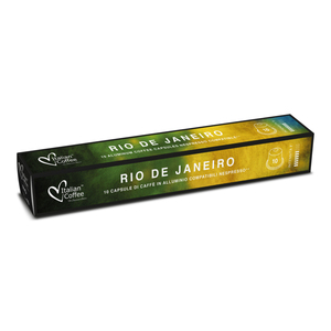 10 capsules de café italien Caff en aluminium Rio de Janeiro Arabica compatibles avec Nespresso* - Product Image 1