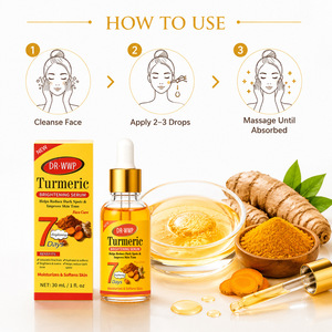 DR-WWP Turmeric Brightening <b>Serum</b> 30mL <b>Face</b> Care Whitening Moisturizing Softening Skin Tone Improvement - Product Image 6