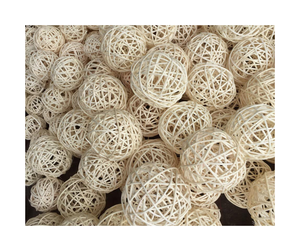 Bola decorativa de mimbre hecha a mano de Vietnam, venta al por mayor, exportador, pedidos a granel, buen precio, proveedor confiable de bola de ratán natural - Product Image 5