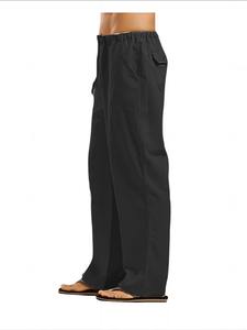 2025 nouveau pantalon en coton tricoté léger et confortable coupe ample pantalons de survêtement en coton multidimensionnés pantalons pour hommes Streetwear - Product Image 6