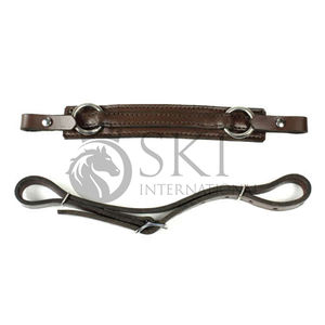 Personnalisable en cuir véritable noir marron élégant réglable Cavemore Bitless Horse Bit boucles rembourrées produit équestre en acier - Product Image 4