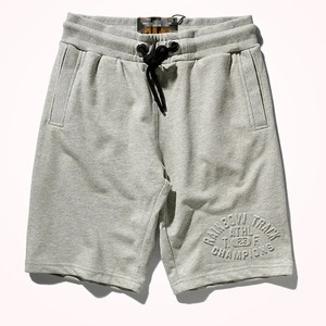 <b>Men's</b> 100% Cotton French Terry <b>Shorts</b> Custom Logo Anti-Wrinkle Formal Embroidered Chenille <b>Patch</b> Button Plain Dyed Nonwoven - Product Image 6