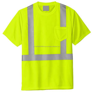Reflective Safety T-Shirt with High Visibility Breathable Fabric Ideal for Industrial and Security Use Safety Workwear Shirts - Product Image 4