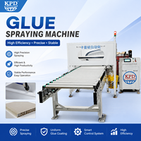 Équipement de pulvérisation entièrement automatique de colle AB 2K, silicone et résine époxy pour le collage et le laminage de grandes surfaces.
