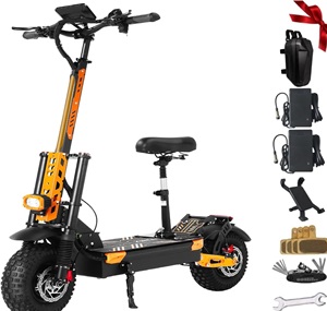 สกู๊ตเตอร์ไฟฟ้ามอเตอร์คู่ 7000 วัตต์ สำหรับผู้ใหญ่ รับประกัน 3 ปี - Product Image 3