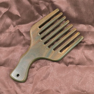 Peine de pelo de cuerno de búfalo con logotipo personalizado de la mejor calidad peines de vaca naturales hechos a mano hechos por ADIBA HOME DECOR - Product Image 2