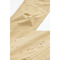 Pantalon cargo en coton tricoté fin de haute qualité, respirant et à séchage rapide, pour homme, idéal pour les activités de plein air
