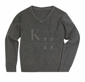 Jersey de punto de algodón personalizado de alta calidad Unisex suéter de uniforme escolar estilo atemporal suave para escuela secundaria primaria - Product Image 3