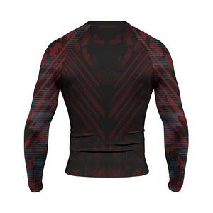 Rash Guards For Men Sportswear Customized Logo Printing Solid Rash Guards Breathable Lightweight Quickdry Rash Guards - Product Image 2