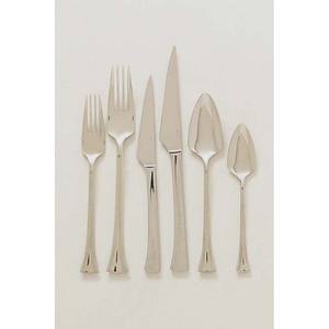 Portable réutilisable et lavable vaisselle occidentale couverts de fête de mariage en acier inoxydable plaqué argent ensemble de couverts modernes - Product Image 4