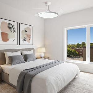 Bel Air Home-พัดลมเพดานแบบบางพร้อมมอเตอร์ DC, ใบมีดที่สามารถปรับได้, ไฟ LED 36W ปรับได้3000K-6500K รีโมทคอนโทรลรวมอยู่ด้วย - Product Image 2