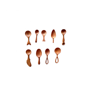 Usine du Vietnam artisanat cuillères à soupe en bois bambou artisanat cadeau ensemble fête dîner mariage emballage personnalisé long manche servant de la nourriture - Product Image 4