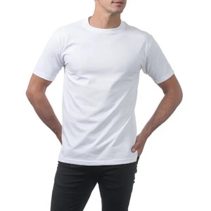 Camiseta Casual de Verano para Hombre, Talla Grande, de Algodón Orgánico Transpirable, de Color Sólido, Personalizable, Ecológica, de Secado Rápido, Ajuste Slim - Product Image 3