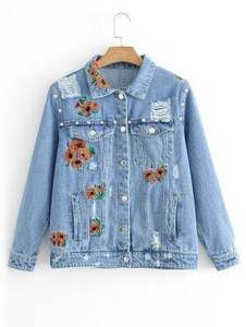 Veste denim pour femme - Product Image 2