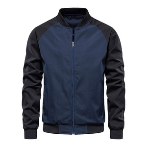 Chaqueta Bomber para Hombre, Estilo Urbano, Nueva Colección, Personalizable OEM, Moda de Invierno, Lona, Cuello Alto, Impermeable, Ecológica - Product Image 1