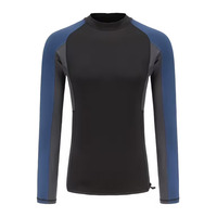 Rash Guard pour homme de haute qualité, léger, avec logo personnalisé, meilleur design, matière polyester, longueur longue, uni, service OEM
