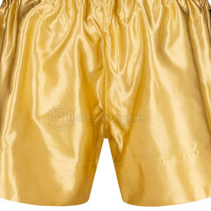 Pantalones Cortos de Boxeo Tailandés Hechos a Medida, Estilo Nuevo, Color Personalizado, 100% Poliéster, Secado Rápido, Transpirables, Servicio OEM, Hechos en Pakistán para Hombre - Product Image 6