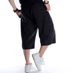 ผู้ชายฤดูร้อนกางเกงยีนส์กางเกงขาสั้นสีดำสไตล์ชุดทำงานสำหรับการพักผ่อนทุกวันสร้างลุคสไตล์สตรีทอินเทรนด์ - Product Image 4