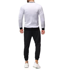 Ensembles de survêtements pour hommes personnalisés OEM Veste coupe-vent en nylon Survêtement coupe-vent deux pièces - Product Image 2