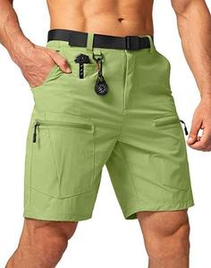 Novedad de verano, pantalones deportivos American Waffle para hombre, pantalones casuales de pierna ancha rectos sueltos de calle alta, pantalones cortos hasta la rodilla para hombre - Product Image 6