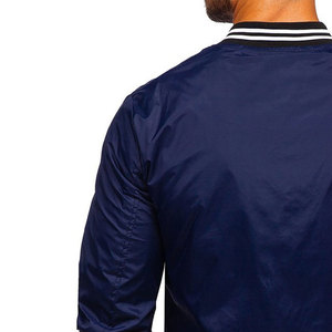 Quantité minimale de commande bas Blouson aviateur coupe-vent Nouveau design Blouson d'aviateur avec impression de logo personnalisé pour hommes en vente en ligne et en vrac - Product Image 6