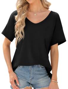 Camisetas de mujer de alta calidad con etiqueta personalizada camisa de corte ajustado Premium Jersey de algodón pesado Material cuello redondo secado rápido verano - Product Image 2