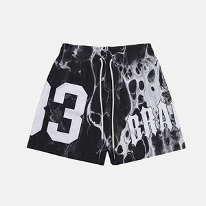 กางเกงบาสเก็ตบอลตาข่ายพิมพ์ลายแบบซับลิเมชั่นตามสั่ง ออกแบบโลโก้แบรนด์ตามสั่ง สำหรับผู้ชาย - Product Image 4