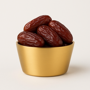 Prix de gros Extra Large Gold Date Bowl Grand Khajoor Plat de service pour les fruits secs Iftar Snacks & Festive Gifting Tray à vendre - Product Image 3