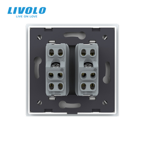 <span class=keywords><strong>Presa</strong></span> Elettrica Doppia Italiana Bianca Standard EU 250V 16A con Pannello e Tasto Funzione - Product Image 4