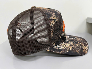 Sombrero de camionero de alta calidad con logotipo personalizado estructurado de camuflaje, malla transpirable para gorra clásica para exteriores, fabricado en fábrica de Vietnam - Product Image 3