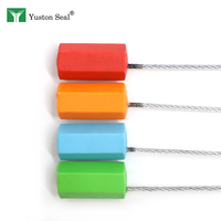 Sello de Seguridad de Alambre de Acero YTCS107, Sello de Cable de 1.0 mm y 1.8 mm de Múltiples Longitudes para Contenedores de Aduana y Camiones