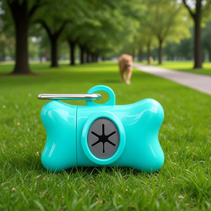 Séparateur de déchets en forme d'os pour chiens, 5 rouleaux, avec distributeur et sacs pour déchets d'animaux - Product Image 3