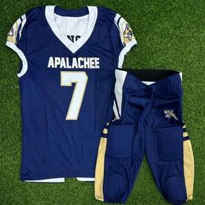 Wholesale High Quality 12 Panel American Football <b>Uniforms</b> Personalized for <b>Schools</b> & Leagues Sublimation Technics Price - Product Image 4